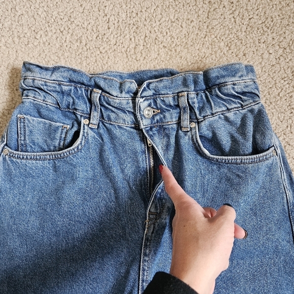 Mango Denim MNG Slouchy Slim Jeans High Rise 6 - Picture 3 of 12